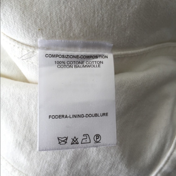 Gucci White Denim Jacket in Size 38 - Picture 7 of 8